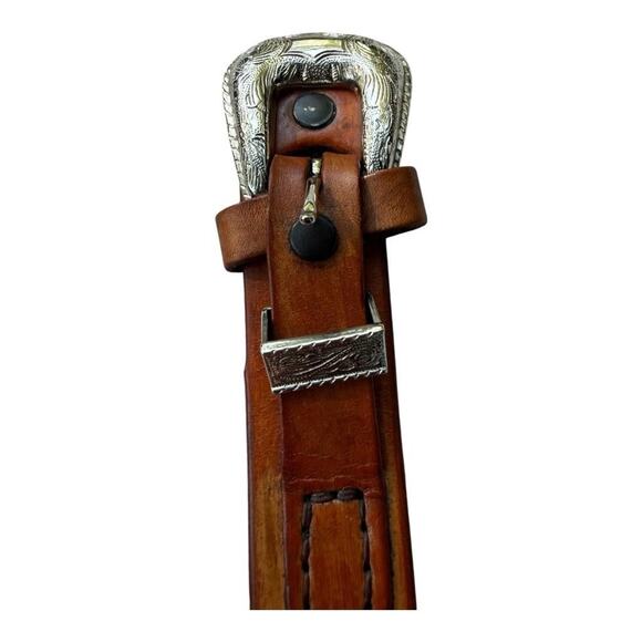 Vintage Tooled Leather Western Boot Women size Small - Picture 5 of 6